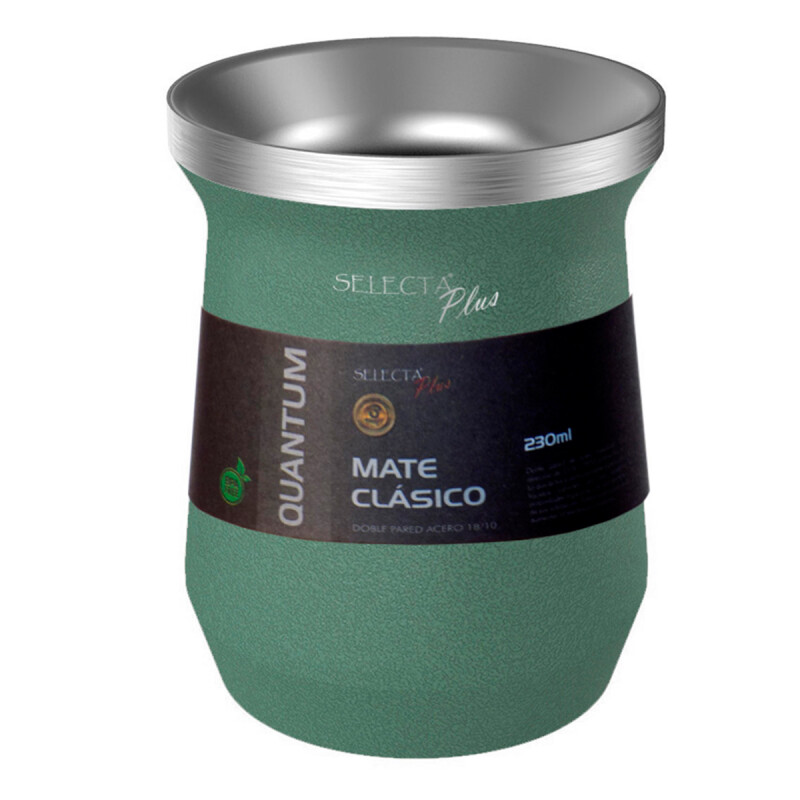 Mate acero inoxidable 230 ml Selecta VERDE