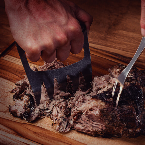 Garra multiuso en acero inoxidable y madera TR9001