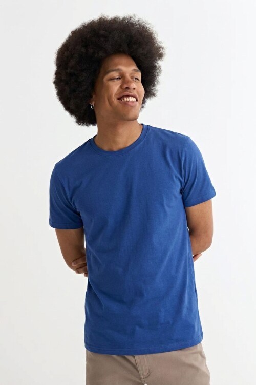 Remera cuello redondo ICONIC 150 AZUL OSCURO