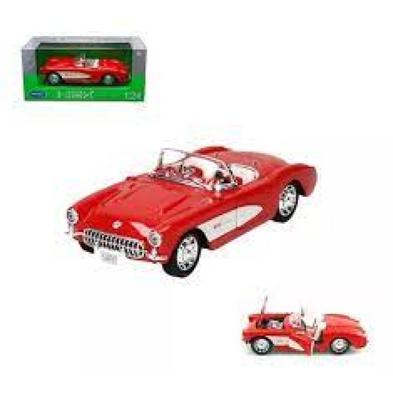 Chevrolet Corvette 1957 Coleccion Welly Original 1:24 Chevrolet Corvette 1957 Coleccion Welly Original 1:24