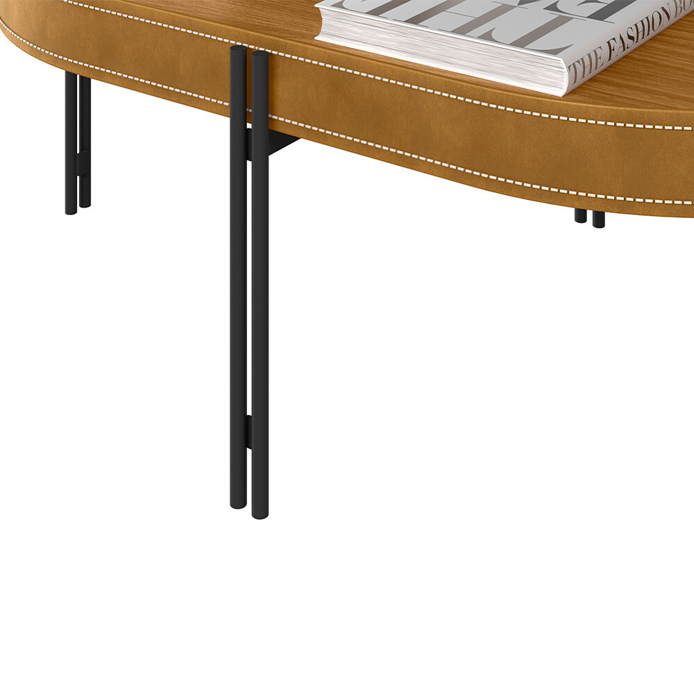 MESA RATONA DE CENTRO MODELO MÓNACO COLOR NATURE/TAURI FOSCO Mesa Ratona De Centro Modelo Mónaco Color Nature/tauri Fosco