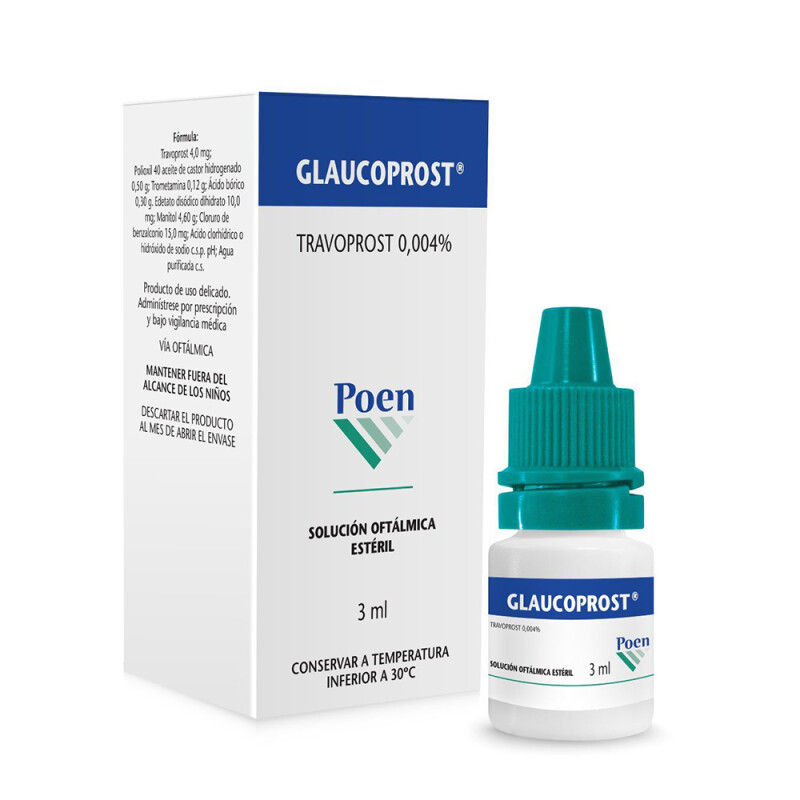 Glaucoprost Solución Oftálmica 3ml. Glaucoprost Solución Oftálmica 3ml.