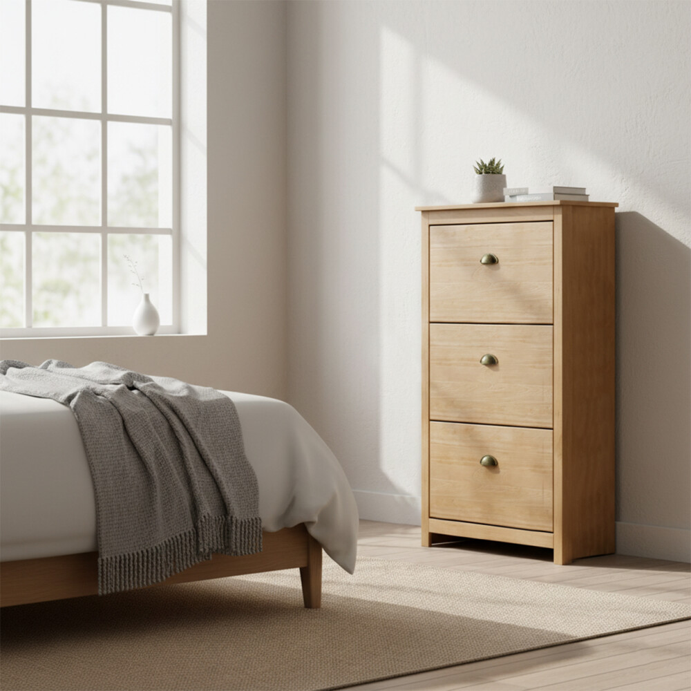 Zapatera 3 Cajones - Linea Colonial Freijo