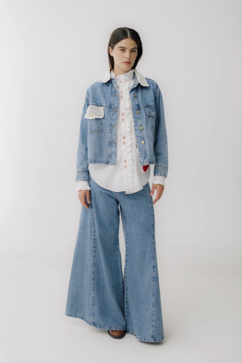 JEAN WIDE XL Celeste