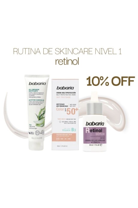 Rutina de skincare NIVEL 1 Retinol