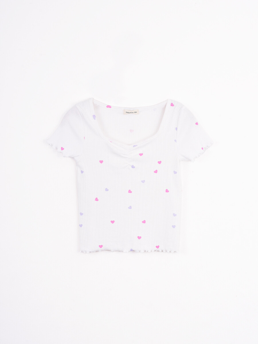 REMERA NORIEL - BLANCO 