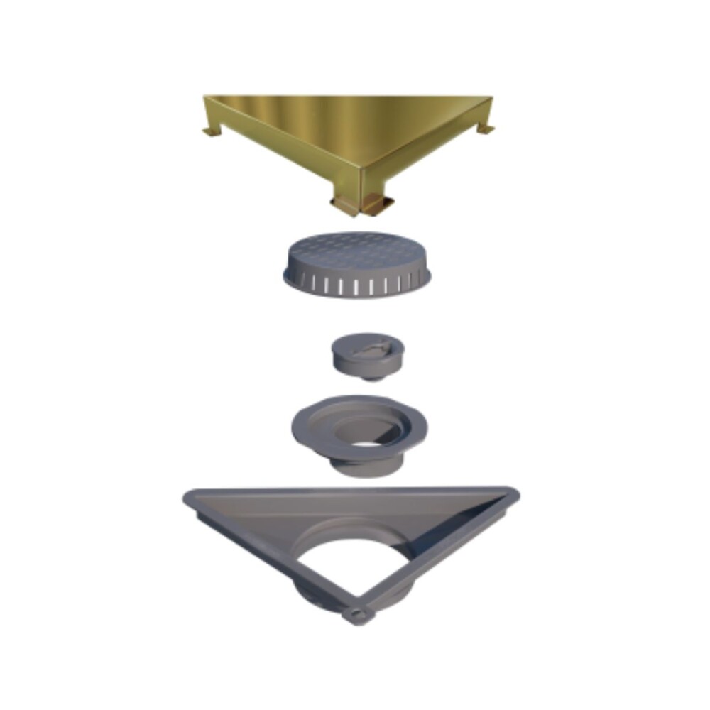 ELLEVE Receptaculo tapa inox gold Vertex Elleve Receptaculo Tapa Inox Gold Vertex