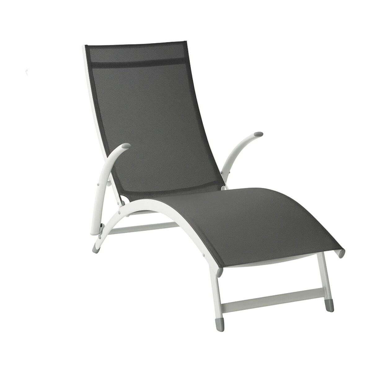 Reposera Aluminio Lounge Steel Grey 