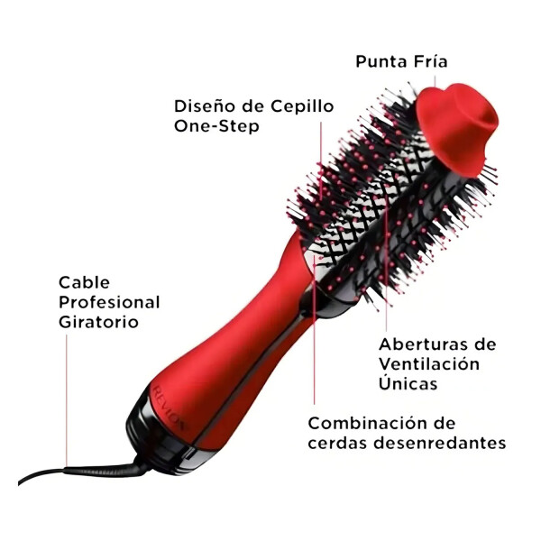 Cepillo Secado Y Volumen Revlon Salon Voluminizador CEPILLO SECADO Y VOLUMEN RVDR5222RLA2AV1