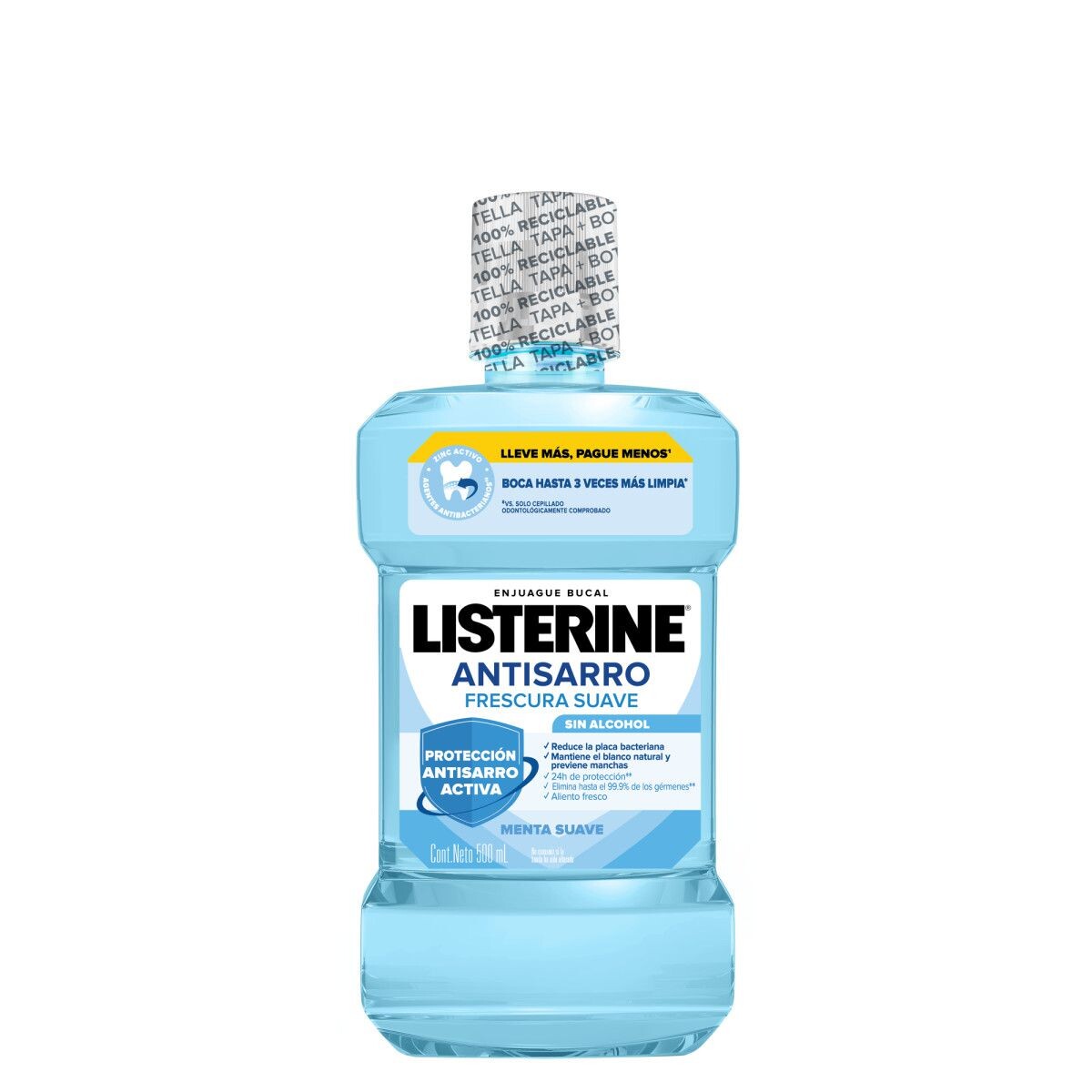 LISTERINE CUIDADO ANTI SARRO ZERO ML. 