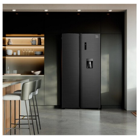 HELADERA MIDEA SIDE BY SIDE 587 lTS. BLACK. INVERTER HELADERA MIDEA SIDE BY SIDE 587 lTS. BLACK. INVERTER