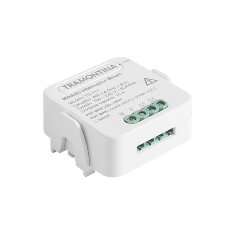 Módulo interruptor inteligente WIFI 1 canal blanco -TRAMONTINA TE3922