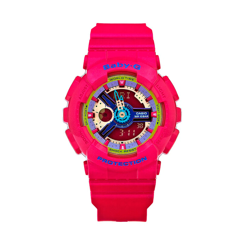 Reloj Baby-G Deportivo de Resina fucsia