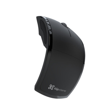 Mouse Klipxtreme Lightflex Inalambrico Plegable Black