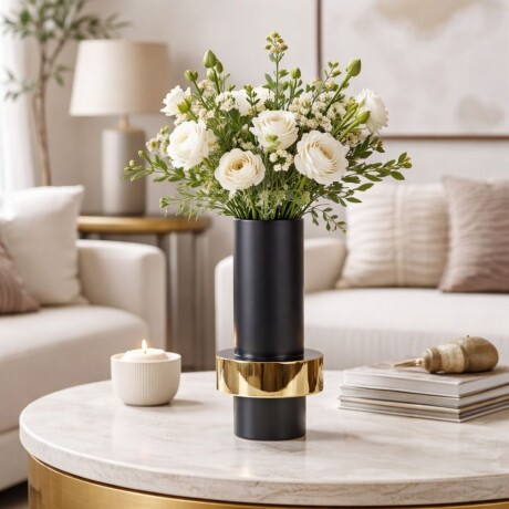 FLORERO ARO III Negro - UNICO