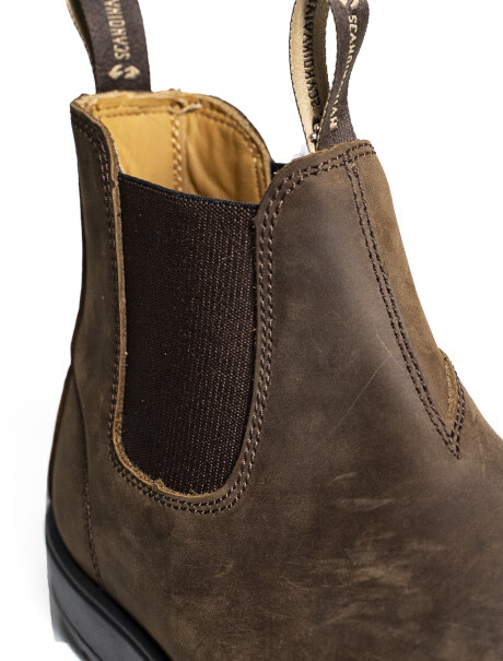 Bota Scandinavian Cuero Urban Marron