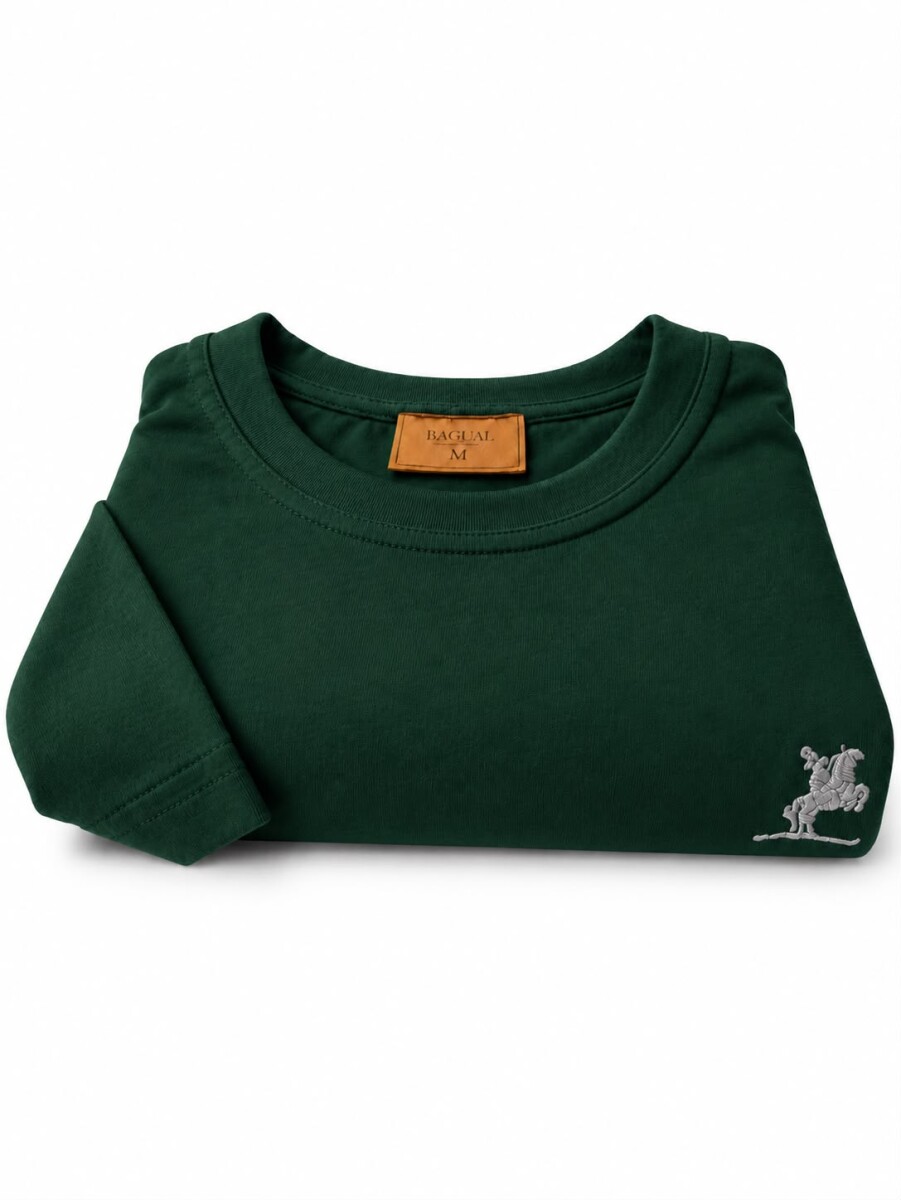 Remera tipo Hering - Verde ingles 
