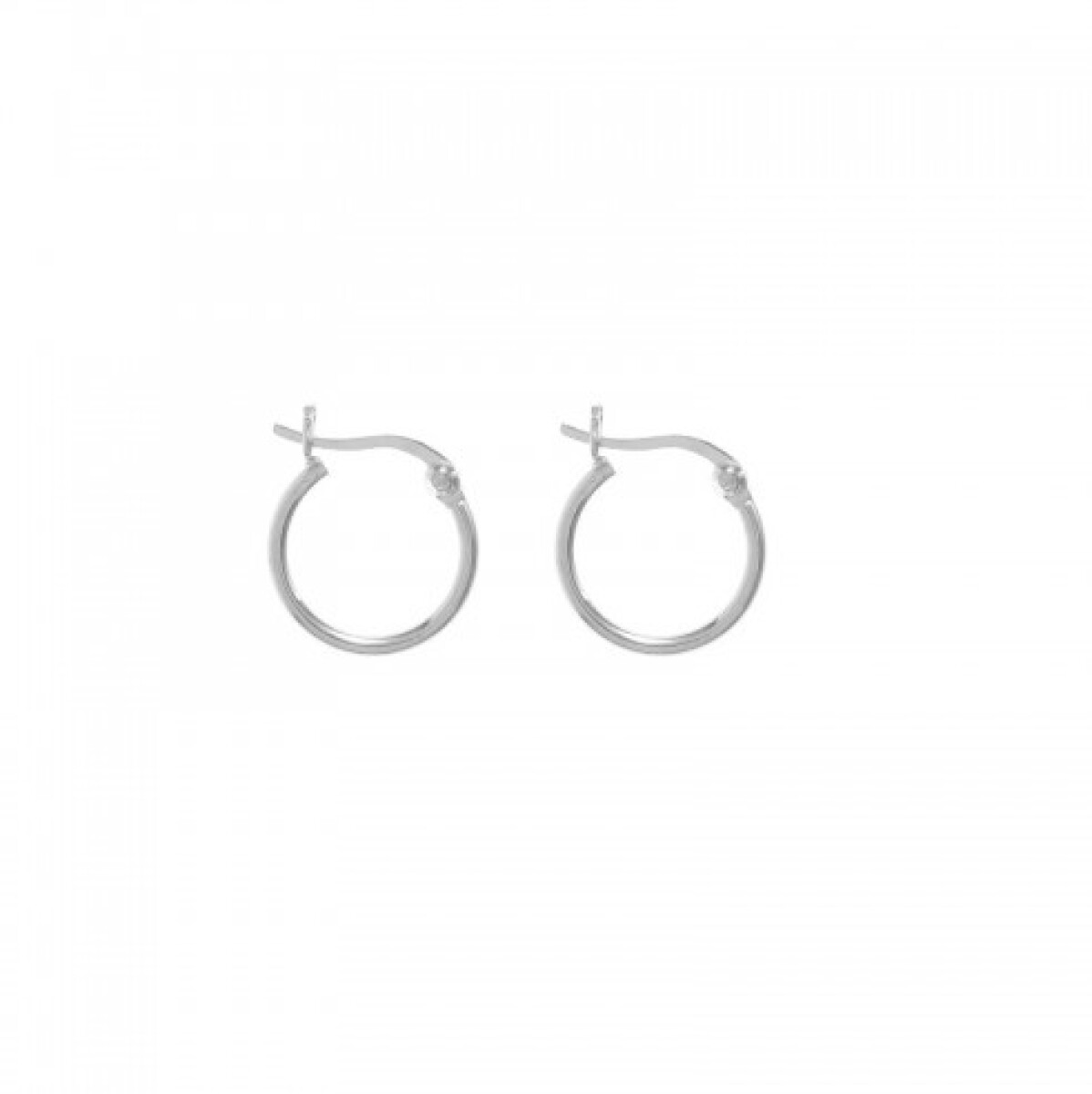 Par de aros de plata 925. 