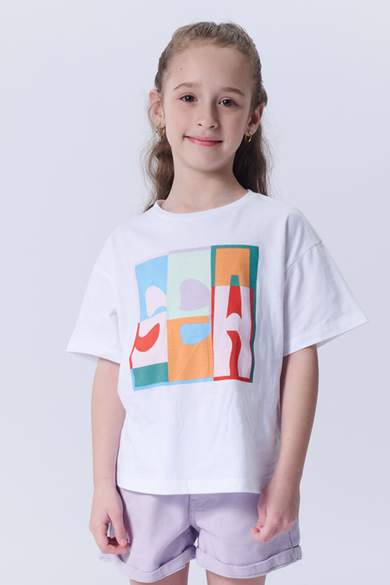 Remera manga corta estampa Sea Blanco