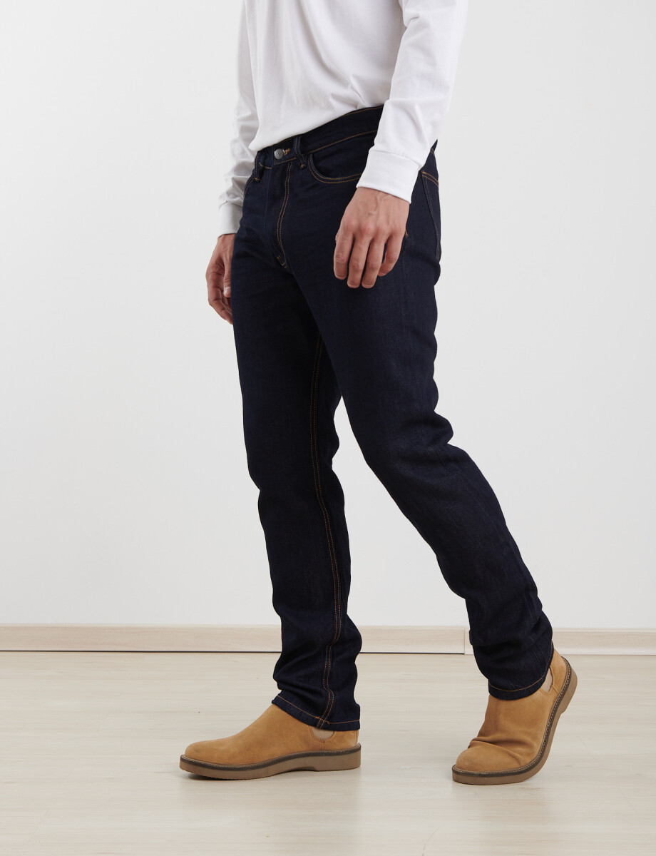 080687 PANTALON HARRINGTON LABEL Azul Oscuro