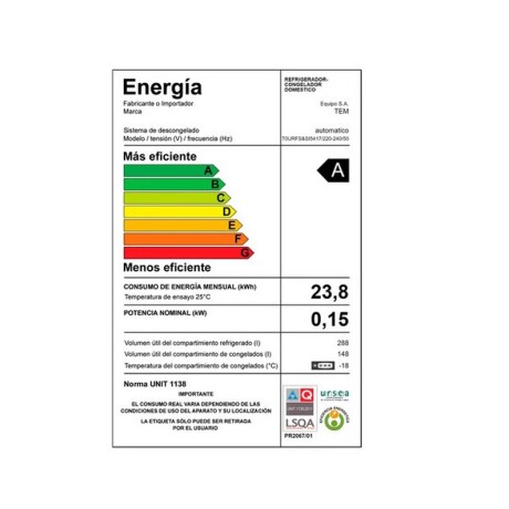 REFRIGERADOR TEM 436 LTS. SIDE BY SIDE FRIO SECO INVERTER REFRIGERADOR TEM 436 LTS. SIDE BY SIDE FRIO SECO INVERTER
