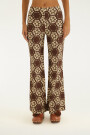 PANTALON ESTAMPADO Marron