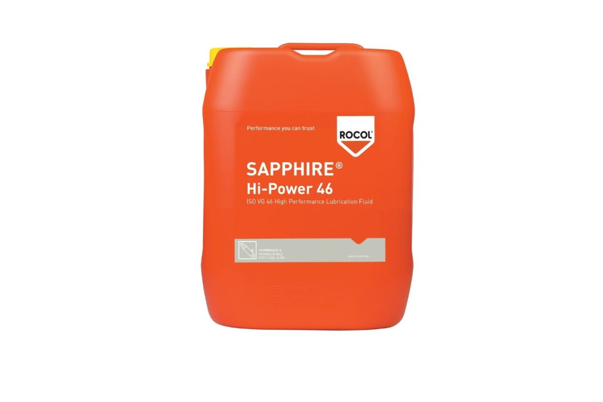 Aceite Hidraulico Mineral con una Viscosidad ISO VG 46 SAPPHIRE HI POWER 46 1L Aceite Hidraulico Mineral con una Viscosidad ISO VG 46 SAPPHIRE HI POWER 46 1L