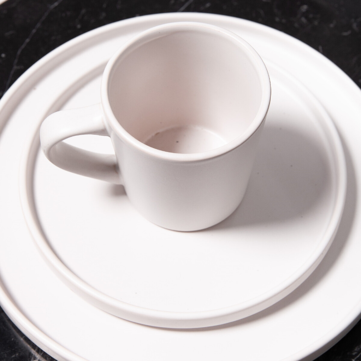 Plato de postre de cerámica 