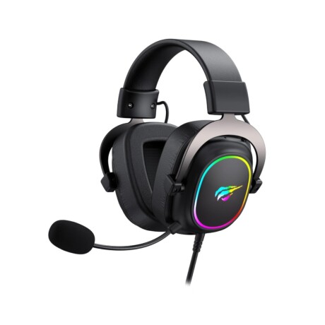 Auriculares Havit Gaming Series H2002p Usb Negro C/rgb, Microfono Externo Auriculares Havit Gaming Series H2002p Usb Negro C/rgb, Microfono Externo