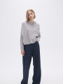 Sweater Plidi Gris Melange Medio