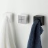 Soporte Toalla Toallero Pared Baño Cocina Cubo Adhesivo Ax ® Variante Color Blanco