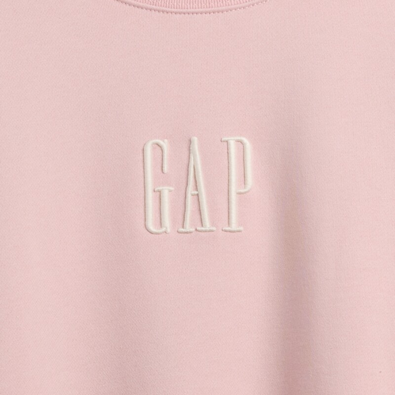 CORP LOGO CREW PURE PINK