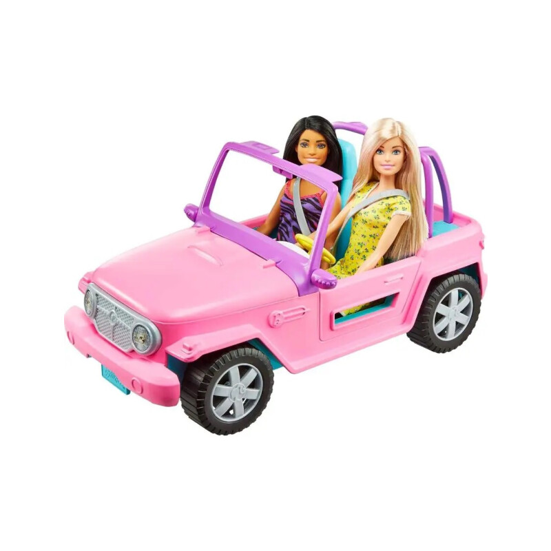 Barbie - Jeep Con 2 Muñecas Barbie - Jeep Con 2 Muñecas