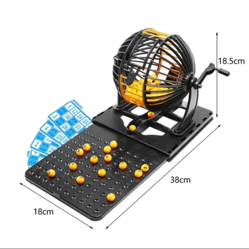 Juego de Mesa Bingo con 90 Numeros 30 Cartones y Bolillero Juego de Mesa Bingo con 90 Numeros 30 Cartones y Bolillero