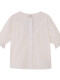 Blusa Con Tiras Bordadas Blanco