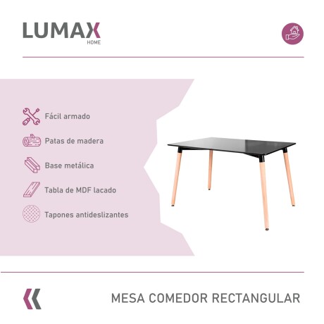 Mesa Eames Rectangular en Madera 120x80cm Mesa Eames Rectangular en Madera 120x80cm