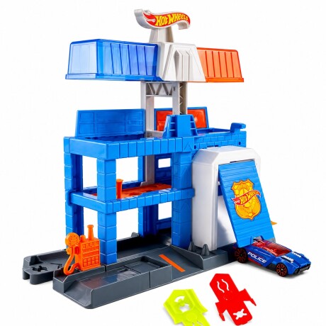 Pista Hot Wheels City Torre de Policía con Auto 001