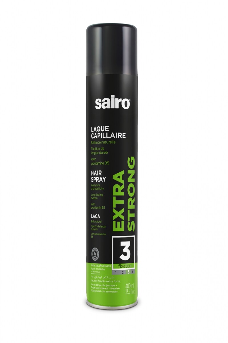 Laca Spray Sairo x 400 ml - Extra fuerte - Nivel fijación 3 