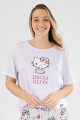 Hk pink bow pijama Gris