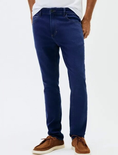 PANTALÓN DE JEAN SKINNY SOFT TOUCH AZUL