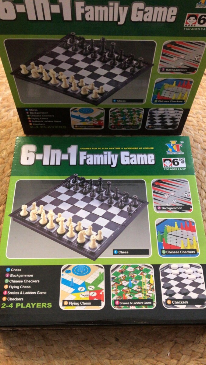 6 EN 1 FAMILY GAMES 