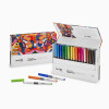 Marcadores CARIOCA Plus Prisma fino x 30 colores Única
