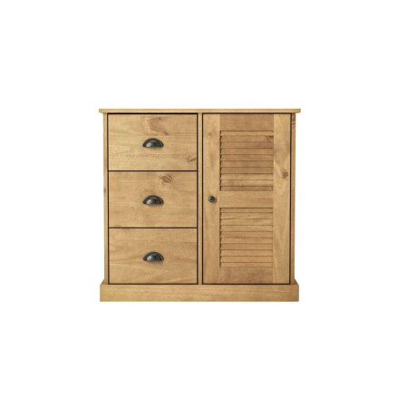 Aparador 1 Puerta 3 Cajones Li­nea Valenciana Natural