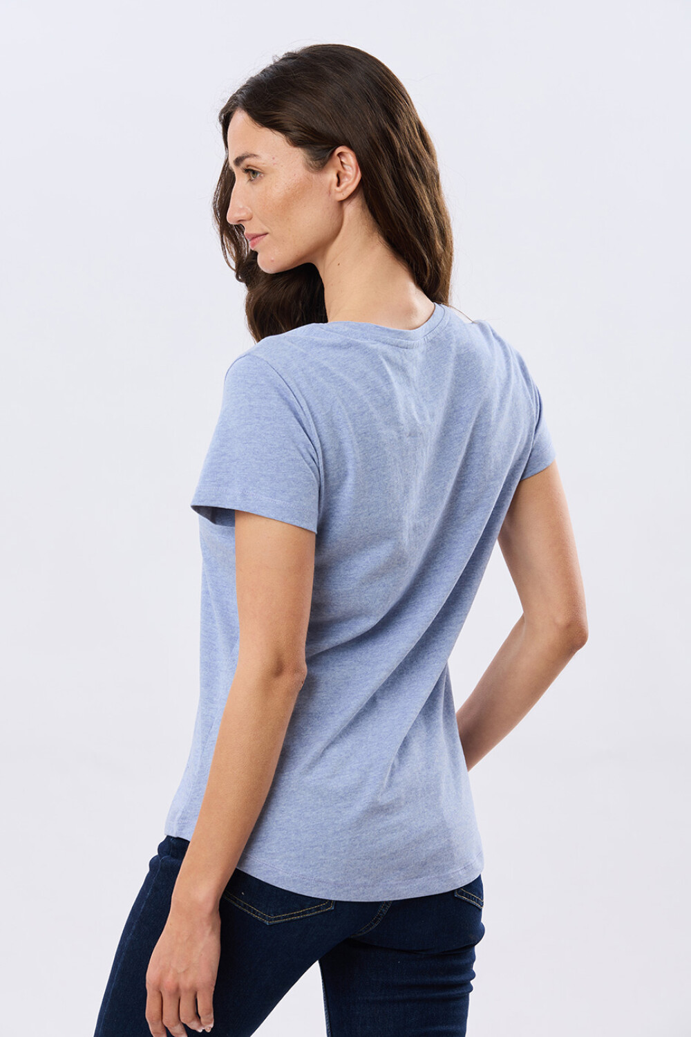 REMERA BÁSICA DE ALGODÓN Denim