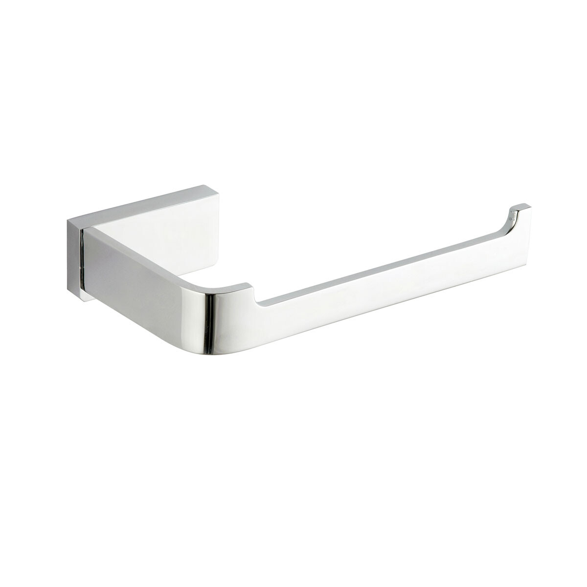 Porta Rollo Laton Metal Term. Brillo Color Cromo 