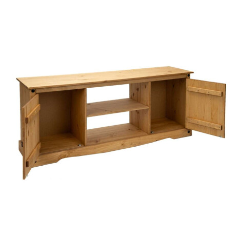 Rack 2 puertas 1 Estante 160cm Linea Mexicana Natural