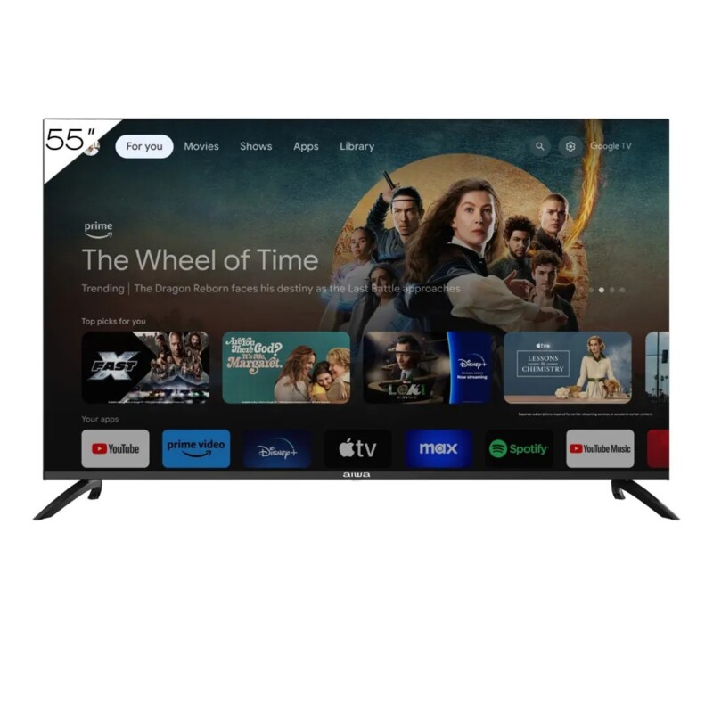 Tv Smart Aiwa LED Google TV 4K 55'' Modelo AW-55B4KFL Tv Smart Aiwa LED Google TV 4K 55'' Modelo AW-55B4KFL