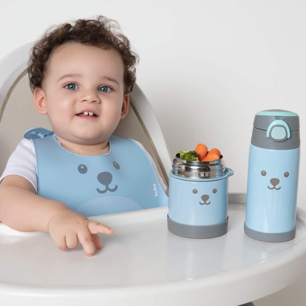 Vaso termico oso GUMMY buba celeste