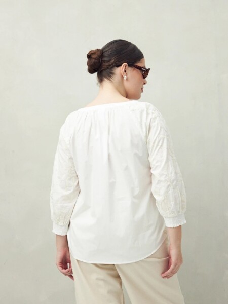 BLUZA D.CASSIN SLINKY BLANCO