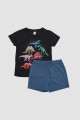 Pijama infantil dinosaurios Azul